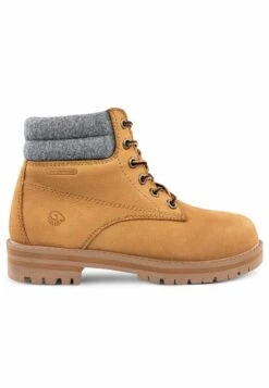 Giesswein LEATHER MERINO BOOT - Schnürstiefelette - Camel -Giesswein 03f35eb7817142cea5330cfcfa6e3003