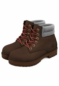 Giesswein LEATHER MERINO BOOT - Schnürstiefelette - Dunkelbraun -Giesswein 085c0743645542db9df68fd5167712f3