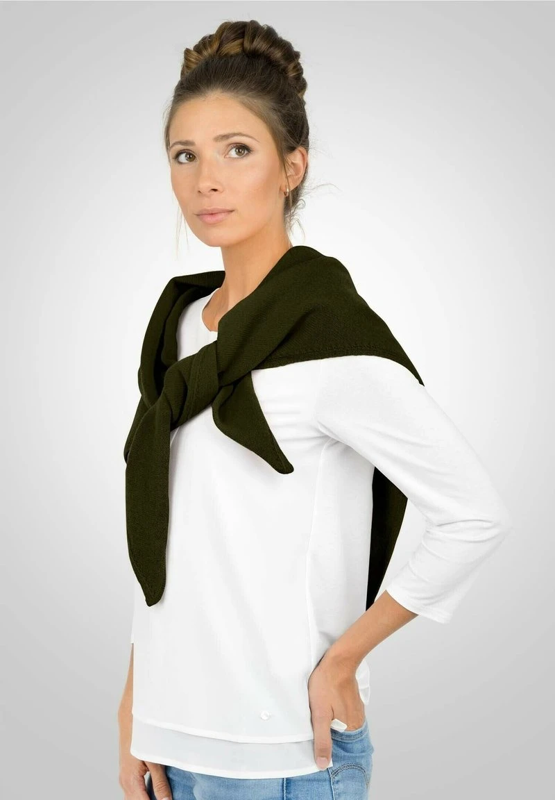 Giesswein MERINO LAMBSWOOL DREIECKSTUCH - Schal - Lodengrün 4 Giesswein MERINO LAMBSWOOL DREIECKSTUCH - Schal - Lodengrün – Bild 2