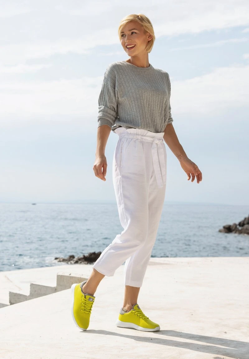 Giesswein MERINO WOOL KNIT WOMEN - Sneaker Low - Neon Green 3 Giesswein MERINO WOOL KNIT WOMEN - Sneaker Low - Neon Green