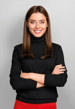 Giesswein LIGHT ROLLKRAGEN - Strickpullover - Anthrazit