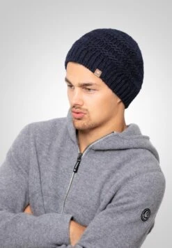 Giesswein KULMKOGEL - Mütze - Dark-blue Denim -Giesswein 86bf1746dfab4e00adc2cdf15328e3ed