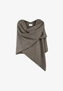 Giesswein MERINO LAMBSWOOL CAPE - Strickjacke - Vole -Giesswein 8789335f93024a98a303c196da2a97e7