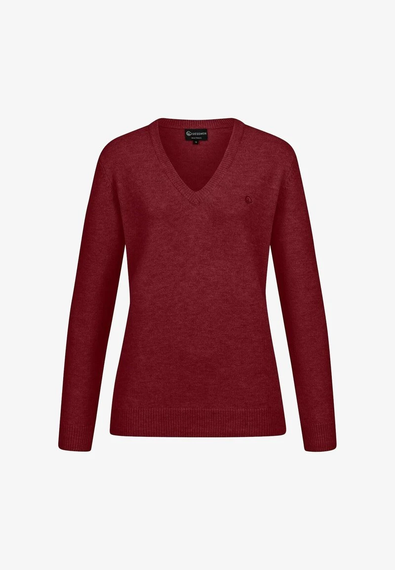 Giesswein V AUSSCHNITT - Strickpullover - Bordeaux 4 Giesswein V AUSSCHNITT - Strickpullover - Bordeaux – Bild 2