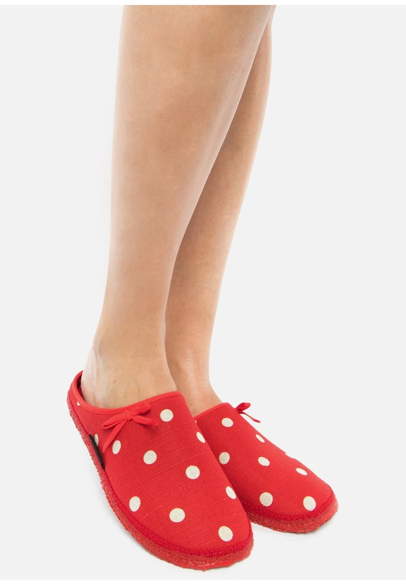 Giesswein PLEIN - Hausschuh - Red/white 3 Giesswein PLEIN - Hausschuh - Red/white