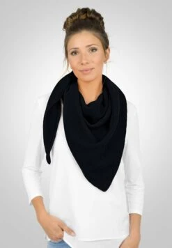 Giesswein MERINO LAMBSWOOL DREIECKSTUCH - Schal - Mitternacht