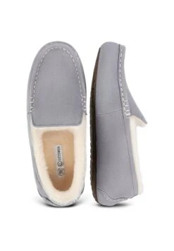 Giesswein FELL HAUSSCHUH GEESTE - Mokassin - Schiefer -Giesswein e72e21448454451b8cc4844b429fee21