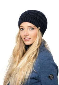 Giesswein KULMKOGEL - Mütze - Dark-blue Denim -Giesswein fdbfab202d6f4ee3b22e3f810768ab85