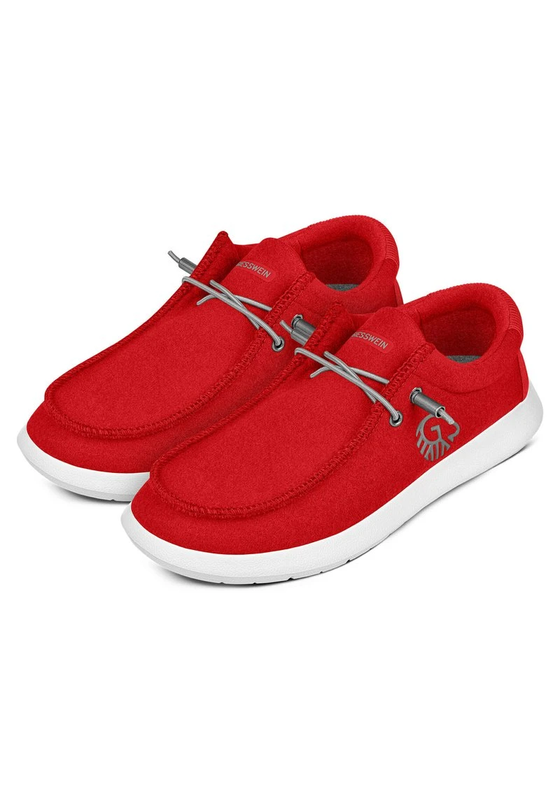 Giesswein Sportlicher Schnürer - Flammenrot 4 Giesswein Sportlicher Schnürer - Flammenrot – Bild 2